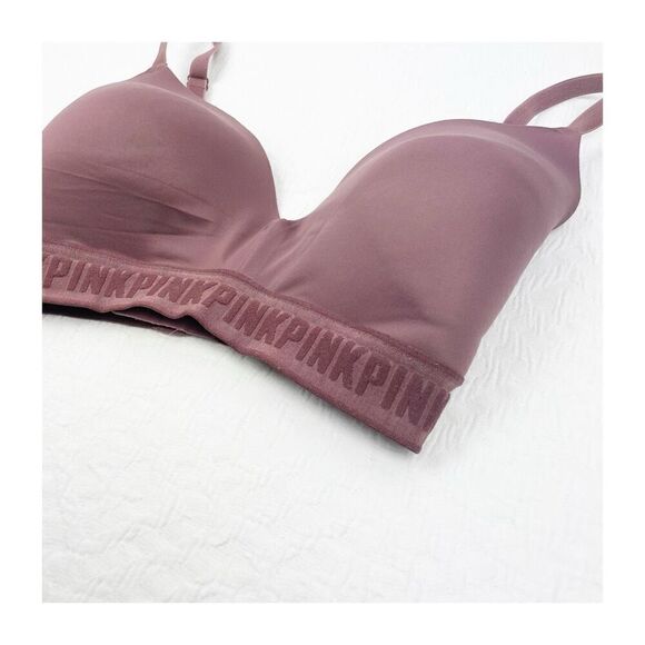 BUY 1 GET 1 FREE Victorias Secret Wear everywhere lightly lined bra mauve 32c - Picture 2 of 11